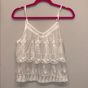 AE Lace + Mesh Tank